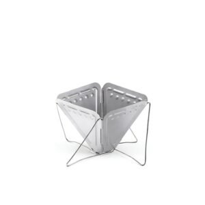 kooz tools قمع قهوة تقطير ستيل - قابل للطي - V60 Dripper